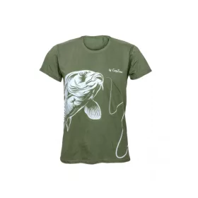 Carp Zoom CZ Katoenen T-shirt, XL, groen