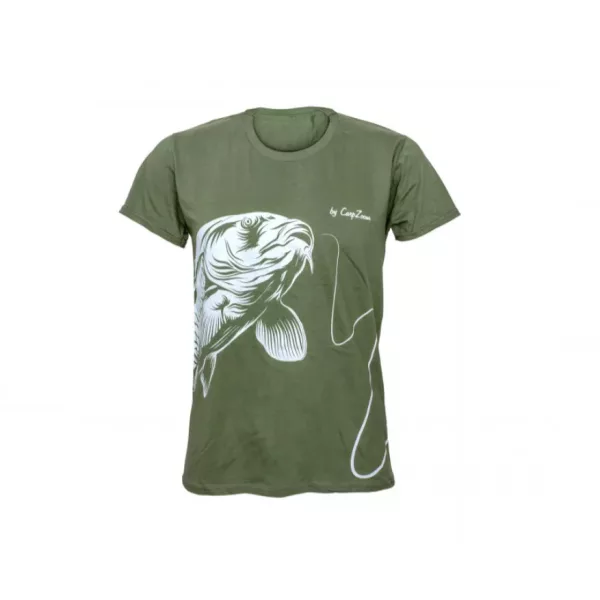 Carp Zoom CZ Katoenen T-shirt, XXL, groen