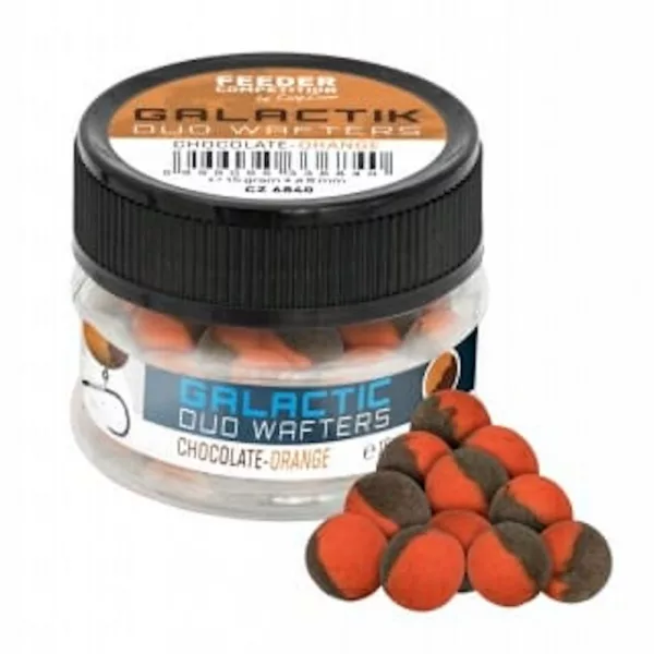 Feeder Competition FC Galactic Duo Wafters, 8 mm, chocolade, sinaasappel, 15 g