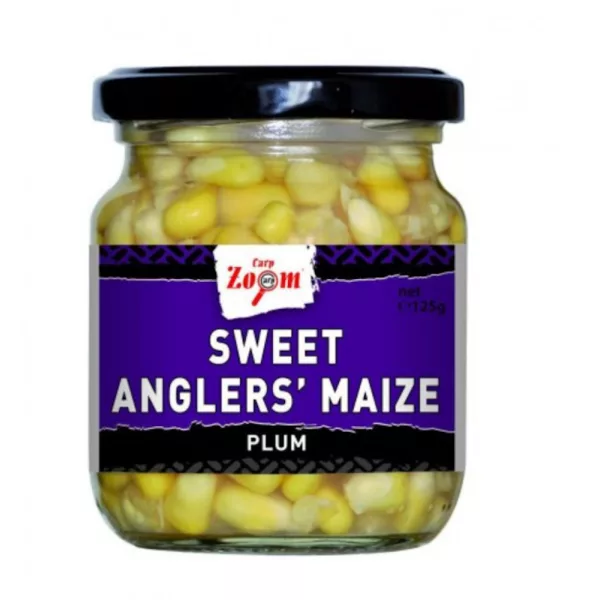 Carp Zoom CZ Zoete vismaïs, pruim, 125 g, 220 ml