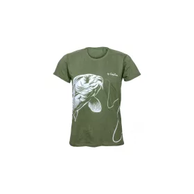 Carp Zoom CZ Katoenen T-shirt, S, groen