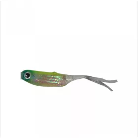   Predator Z PZ Offspring Tail Killer rubbervis met vissmaak, 5 cm, groen, 5 stuks