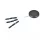 Carp Zoom CZ Tungsten onderlijngewicht medium, 6 mm, 0,1 g, 9 stuks