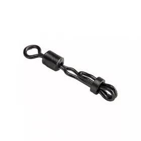   Carp Zoom CZ Boilie veiligheids quick-release clip, #8, mat zwart, 10 stuks