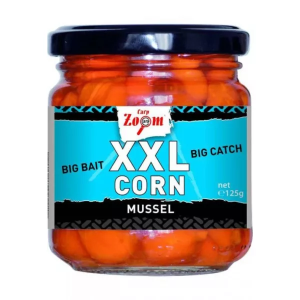 Carp Zoom CZ Giant vissenmaïs, mossel, 125 g, 220 ml