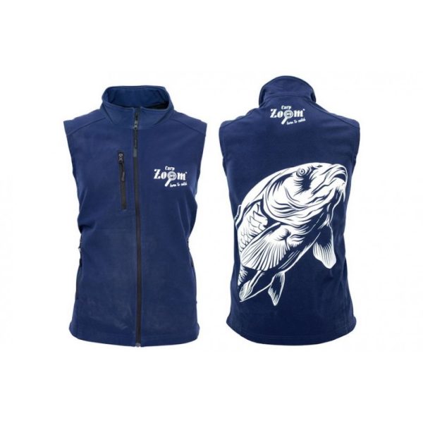 Carp Zoom CZ Dames softshell vest, XL, donkerblauw
