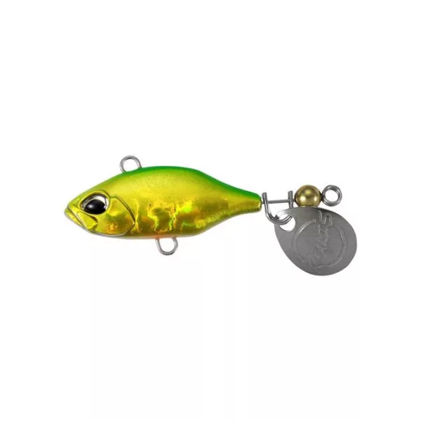 Duo Realis Spin 35 3,5cm 7gr CDA3185 Itako Green Gold Spin-Tail Kunstaas