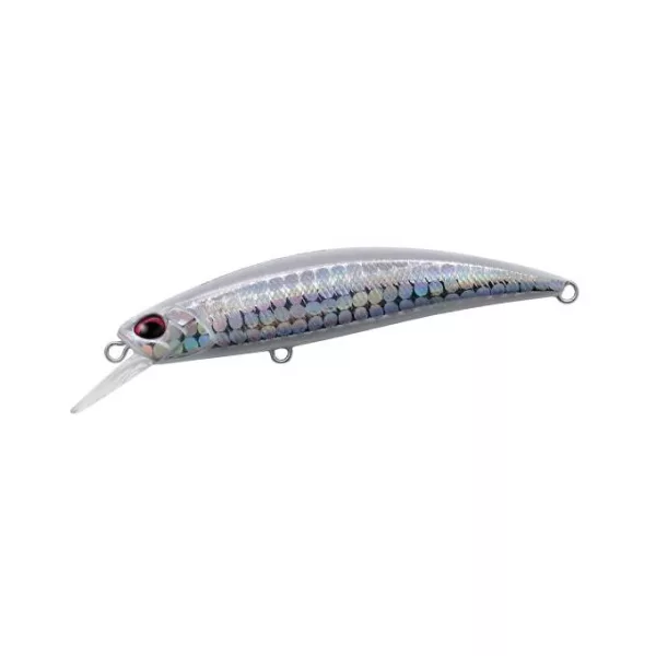 Duo Spearhead Ryuki 70S SW 7cm 9gr AQA0111 White Glow Zinkende Wobbler