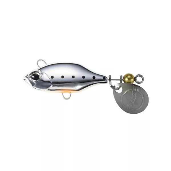 Duo Realis Spin 38 SW 3,8cm 11gr MCC3515 UV Silver Shirasu Spin-Tail Kunstvis