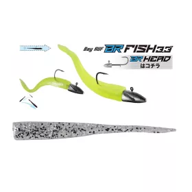 Duo Bayruf BR Fish 8,4cm S035 UV Silver Plastic Aas 7st