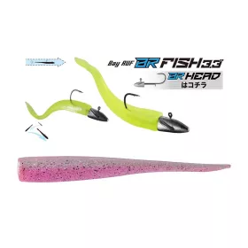   Duo Bayruf BR Fish 8,4cm S042 UV Clear Pink Plastic Kunstaas 7st