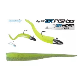  Duo Bayruf BR Fish 8,4cm S043 Chart Silver Plastic Kunstaas 7st