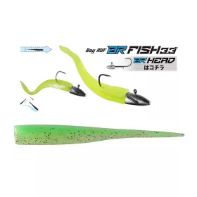 Duo Bayruf BR Fish 8,4cm S044 Lime Gold Plastic Kunstaas 7st