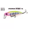 Duo Spearhead Ryuki 71S 7,1cm 10gr AHA4052 Peach Gold Yamame Zinkende Wobbler