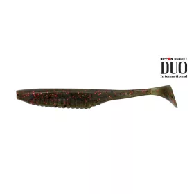   Duo Realis Versa Shad 7,6cm F018 Green Pumpkin Red Flake Plastic Kunstaas 10 stuks
