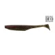 Duo Realis Versa Shad 7,6cm F018 Green Pumpkin Red Flake Plastic Kunstaas 10 stuks