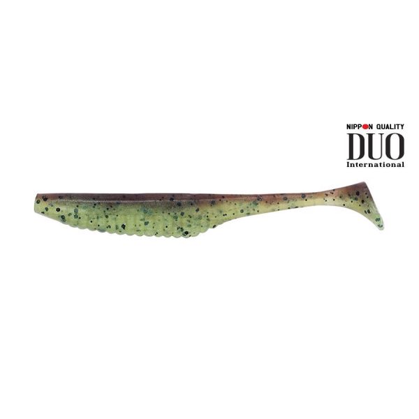 Duo Realis Versa Shad 7,6cm F082 Green Pumpkin Chartreuse Plastic Aas 10 stuks
