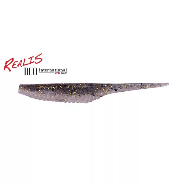 Duo Realis Versa Pintail 7,6cm F078 Gold Flash Shad Plastic Aas 10 stuks