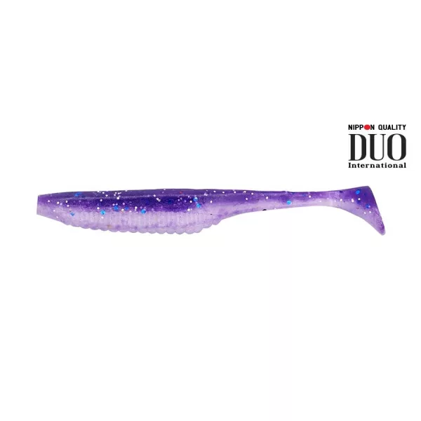 Duo Realis Versa Shad 7,6cm F086 Purple Back Shad Plastic Aas 10 stuks