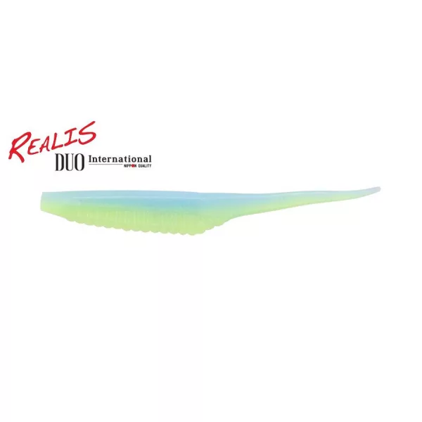 Duo Realis Versa Pintail 7,6cm F089 Sky Blue Chart Plastic Kunstaas 10 stuks