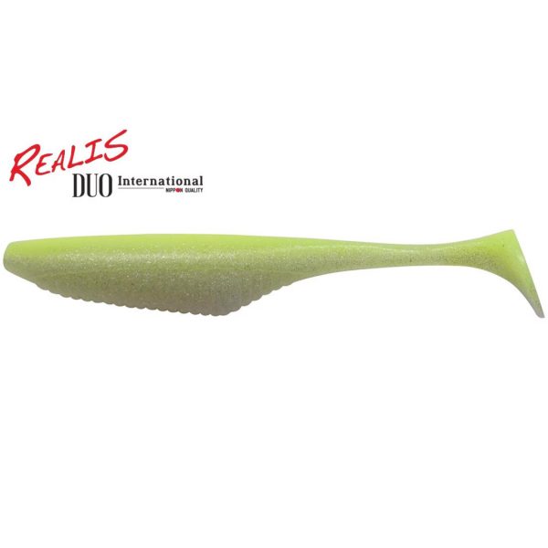 Duo Realis Versa Shad Fat 12,5cm F075 Chartreuse Shad Plastic Aas 5st
