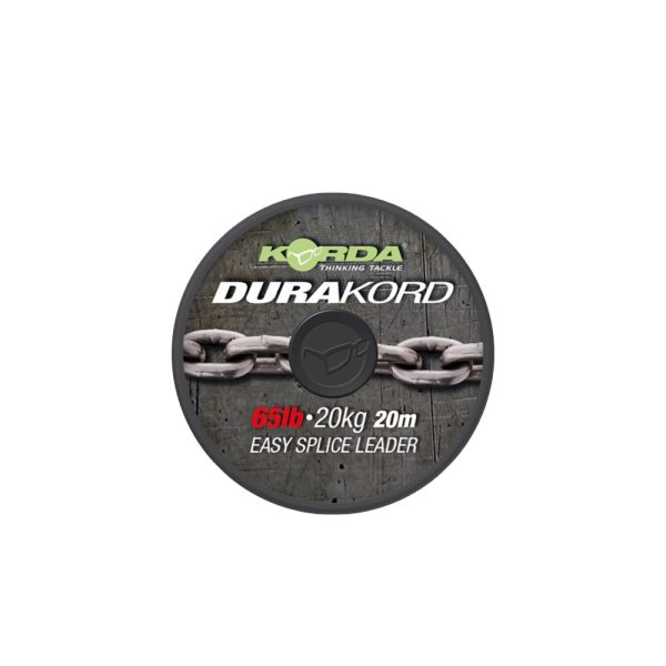 Korda Dura Kord Dyneema Spliceable Leader Gevlochten Leader Lijn 20m 45lb