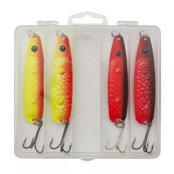 KINETIC Rĺĺ Pilken Regenboog 40/60g 4 stuks Kunstaas
