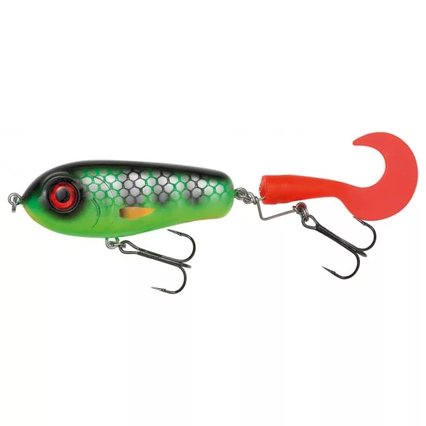 KINETIC Humpy Dumpy 75mm 35g Groen Gras Tailspin
