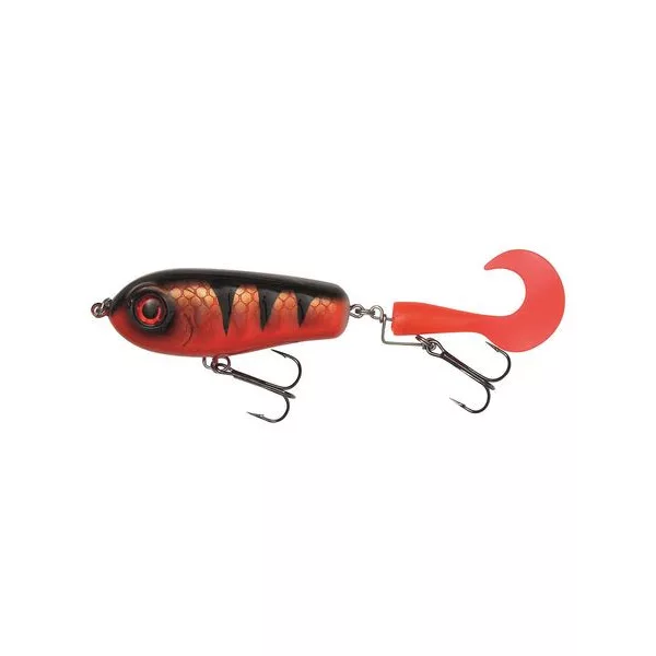 KINETIC Humpy Dumpy 95mm 75g Rode Tijger Tailspin