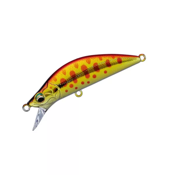 Major Craft Finetail Eden 45S 4,5cm 3,7gr #010 Red Gold Yamame Zinkende Wobbler