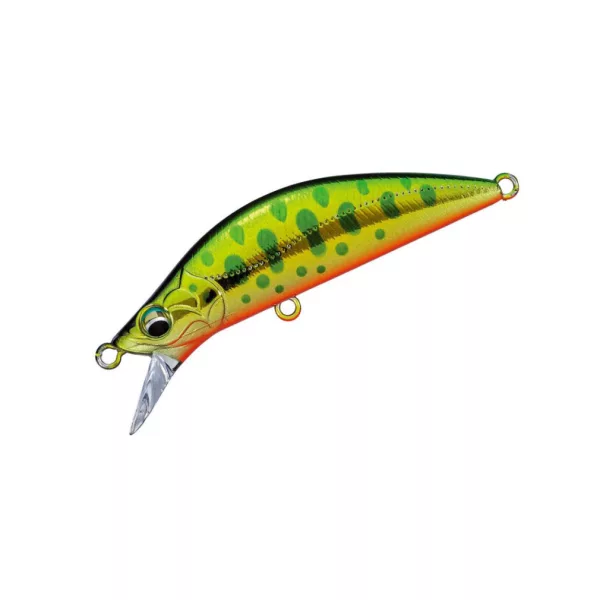 Major Craft Finetail Eden 45SS 4,5cm 3,0gr #011 Green Gold Yamame Zinkende plug