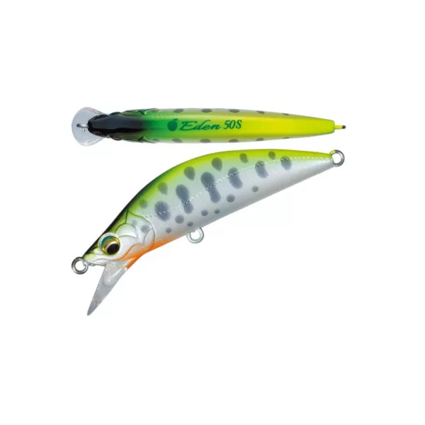 Major Craft Finetail Eden 45SS 4,5cm 3,0gr #014 Pearl Chart Yamame Zinkende plug