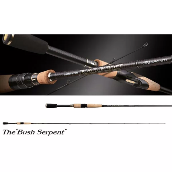 Evergreen Kaleido Serpenti TKSS-66MHST The Bush Serpent 198cm 1,8-21gr 1-delige Spinhengel
