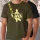 Vass-Tex Printed Fishing Khaki Póló M