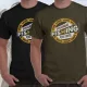 Vass-Tex Fishing Culture Printed Khaki Póló 3XL
