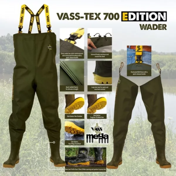 Vass-Tex 700E Melles Csizma 41