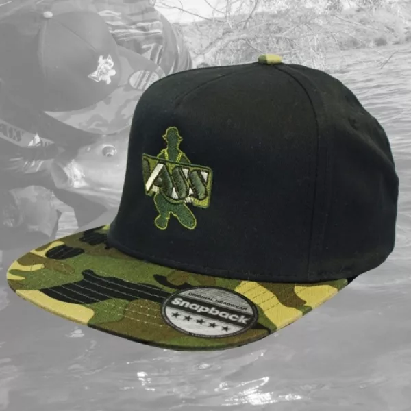 Vass-Tex Fekete-Camouflage Snapback Baseball Sapka