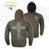 Vass-Tex Carp Rising Khaki Kapucnis Pulóver M