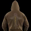 Vass-Tex Carp Rising Khaki Kapucnis Pulóver M