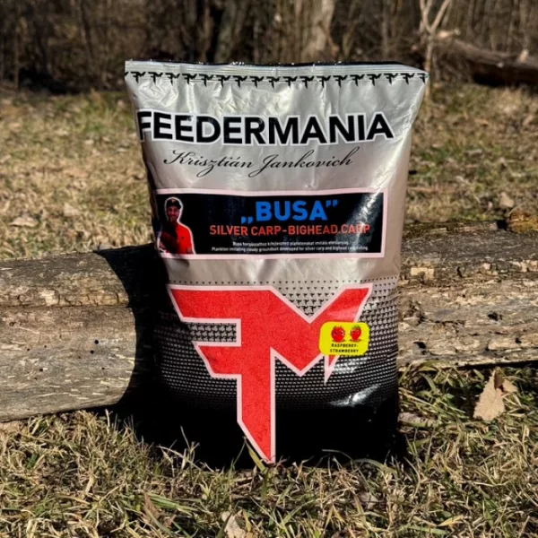 Feedermánia Groundbait Premium Bodemvissen Zilverkarper Framboos-Aardbei Voer 2,5kg