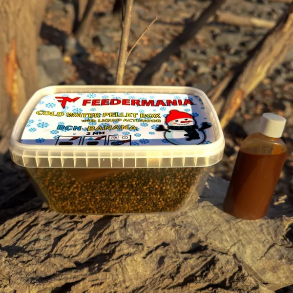 Feedermánia BCN-Banaan 2mm Koudwater Pellet Box 400gr