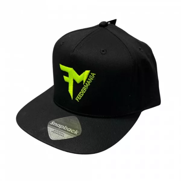 Feedermánia Zwart-Fluo Groen Snapback