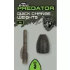 Fox Rage Predator Camo Quick Change Weights Snelwissel Drijfgewicht 25gr 3db