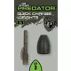 Fox Rage Predator Camo Quick Change Weights Snelwissel Drijfgewicht 25gr 3db