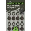 Fox Rage Predator Camo Run Rings & Bead Kit 10st