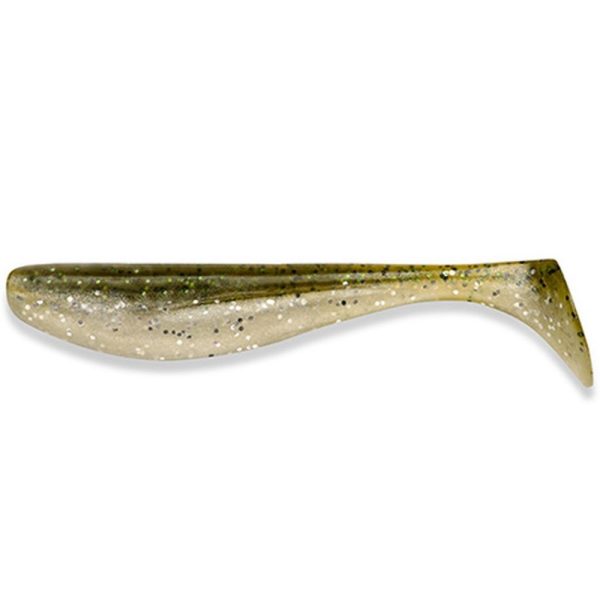 FISHUP Wizzle Shad 7,62cm (8 st.), #202 - Groene Pompoen/Parel kunststof kunstaas