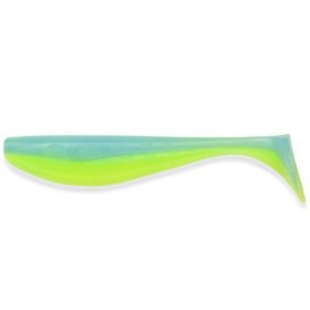   FISHUP Wizzle Shad 7,62cm (8 st.), #206 - Sky/Chartreuse kunststof kunstaas