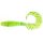 FISHUP Fancy Grub 6,35cm (10st.), #026 - Flo Chartreuse/Groen Plastic kunstaas