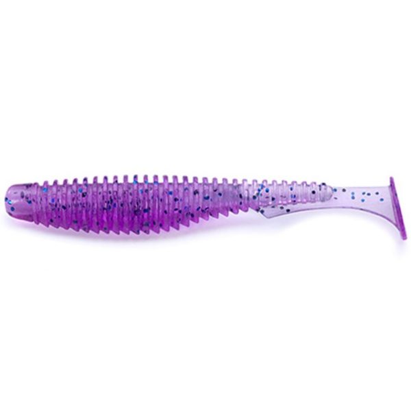 FISHUP U-Shad 5,08cm (10pcs.), #014 - Violet/Blue Plastic kunstaas