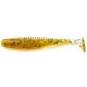 FISHUP U-Shad 5,08cm (10pcs.), #036 - Caramel/Green & Black Plastic kunstaas